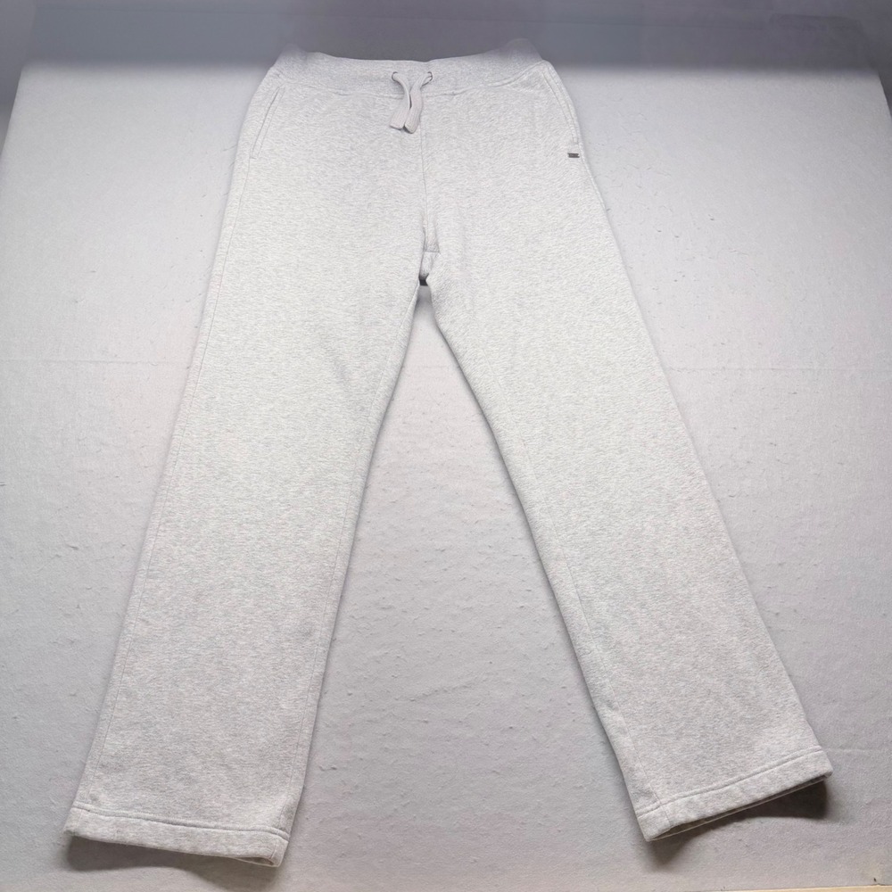 UGG Sweatpants Womens M Gray Wide Leg Fleece Lined Drawstring Lounge Pants